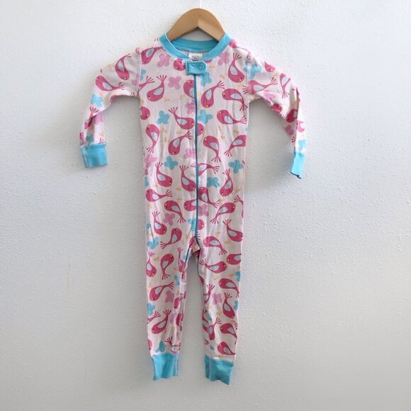 HANNA ANDERSSON  Baby Bird Zipper Jammies Size 3 - Picture 1 of 8